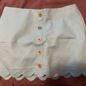 Lilly Pulitzer Scallop Hem Skort